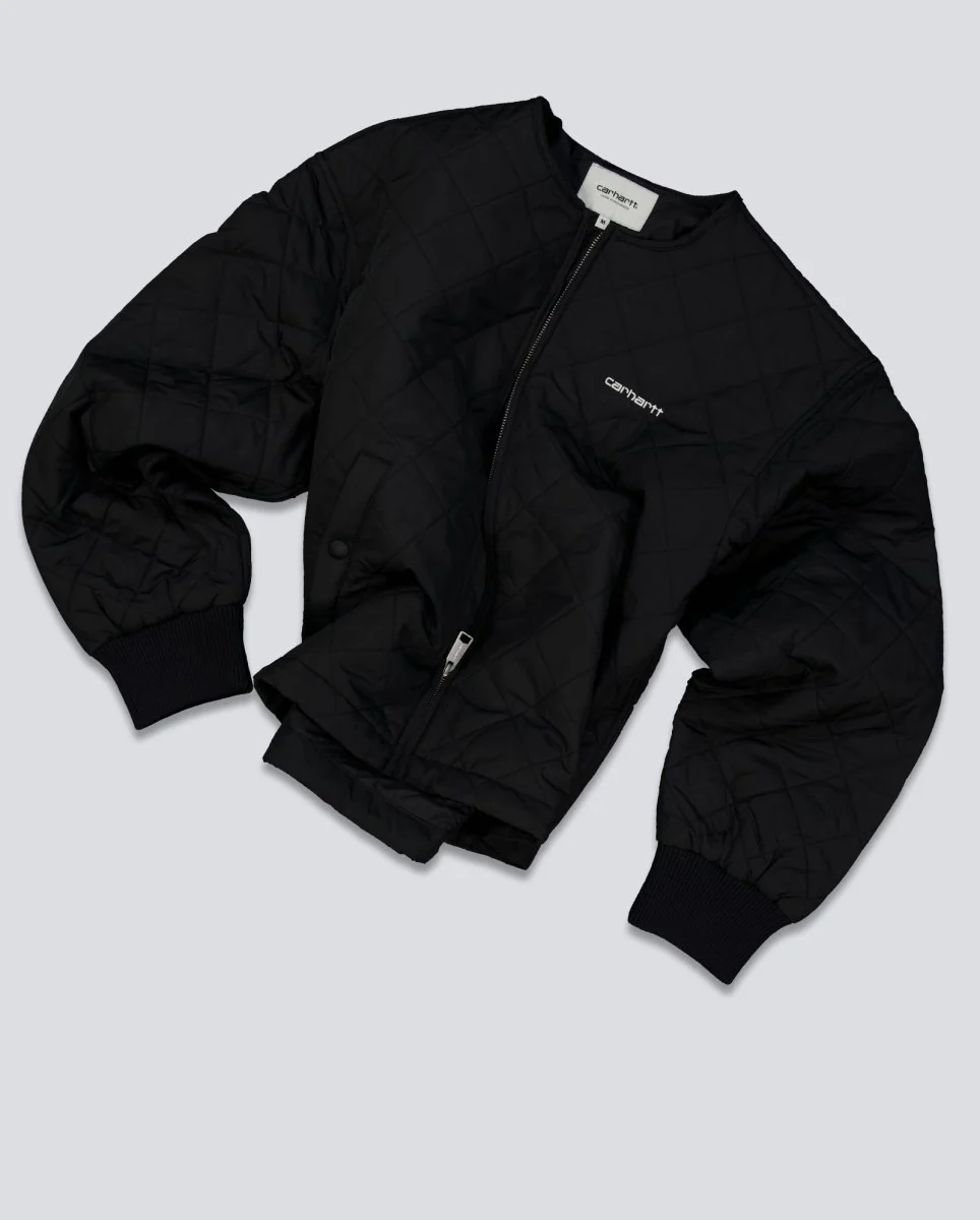 Chaqueta Carhartt WIP Elma Quilted Negro Mujer - Image 2