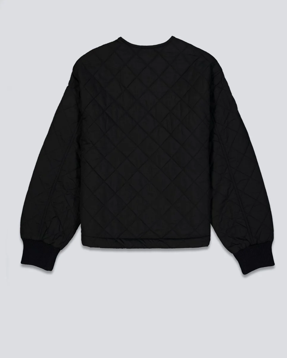 Chaqueta Carhartt WIP Elma Quilted Negro Mujer - Image 6
