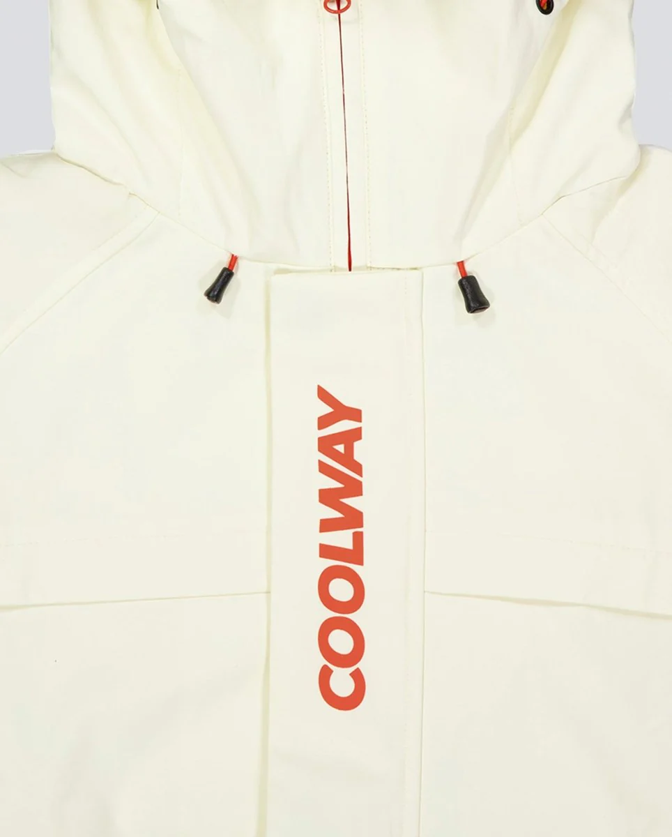 Chaqueta Coolway Storm Ice Windbreaker Blanco Unisex - Image 2