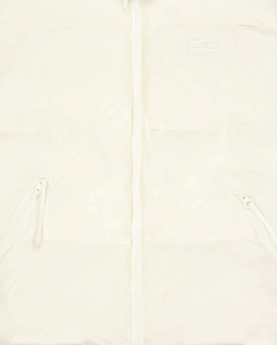 Chaqueta De Plumas Lacoste Blouson Beige Mujer - Image 5