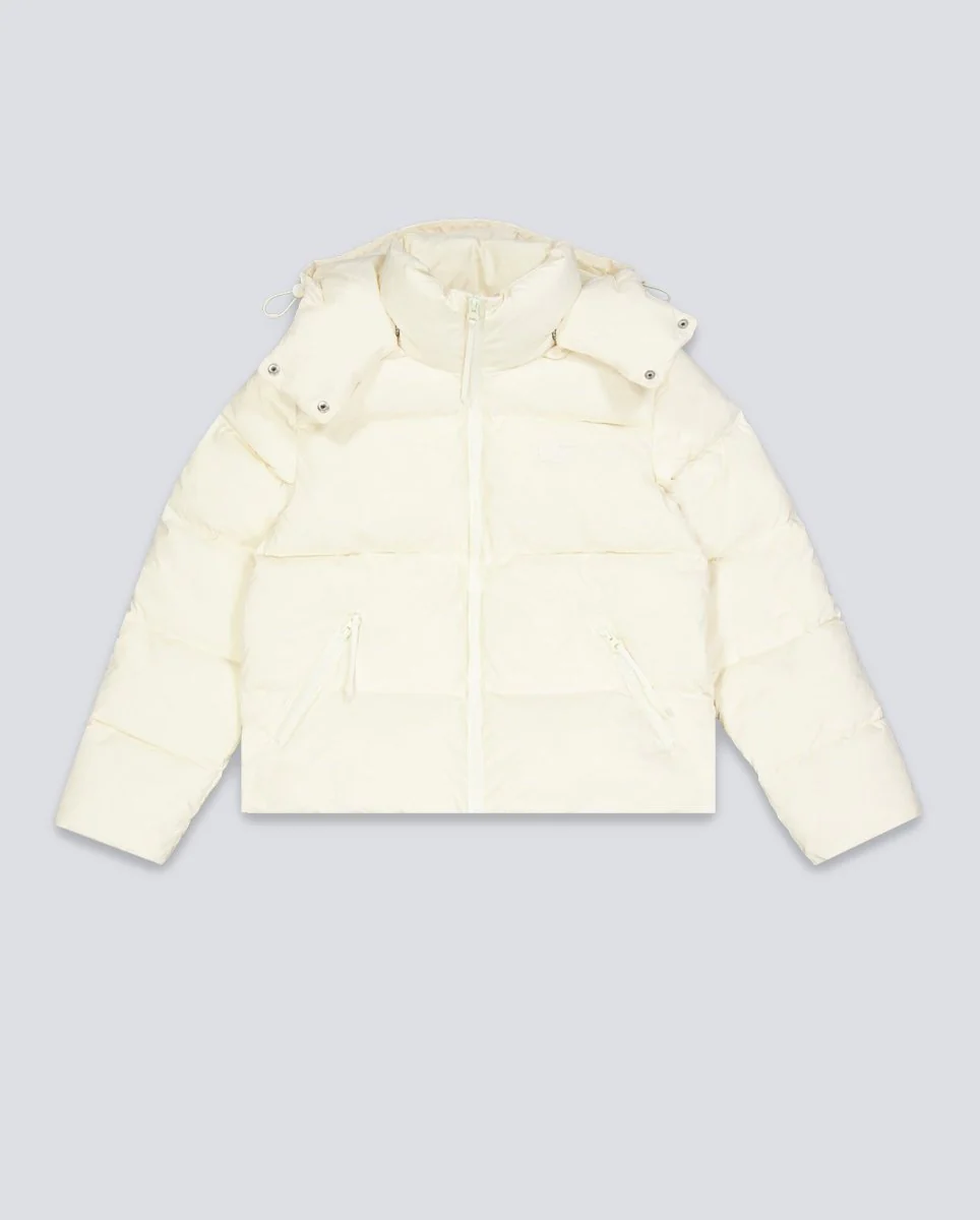 Chaqueta De Plumas Lacoste Blouson Beige Mujer - Image 8