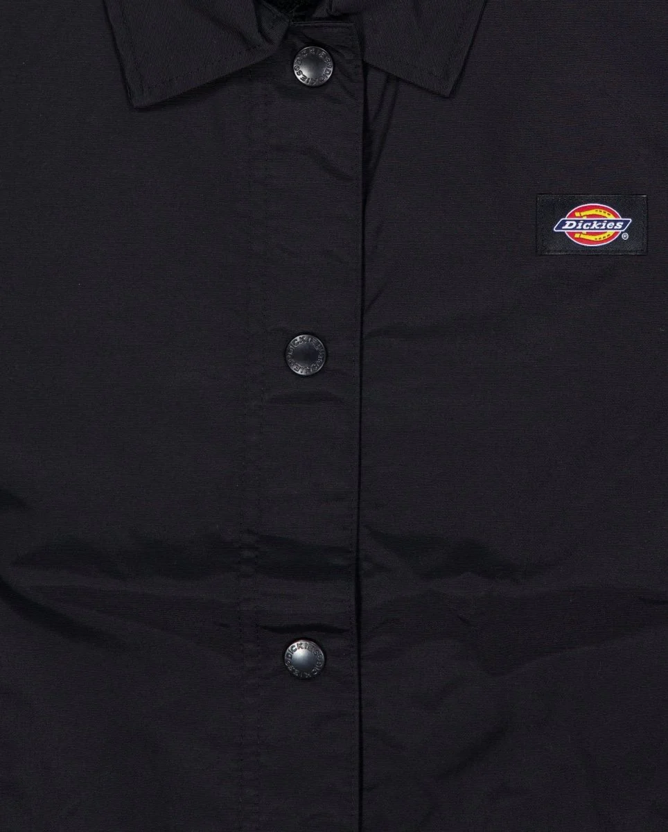 Chaqueta Dickies Oakport Cropped Negro Mujer - Image 2