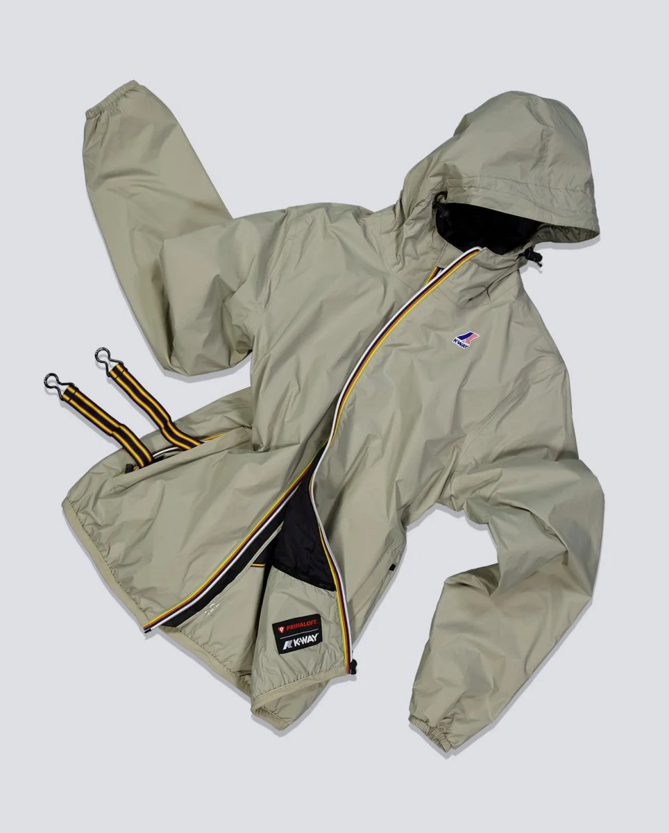 Chaqueta K-Way Le Vrai 4.0 Claude Warm Verde Unisex - Image 5