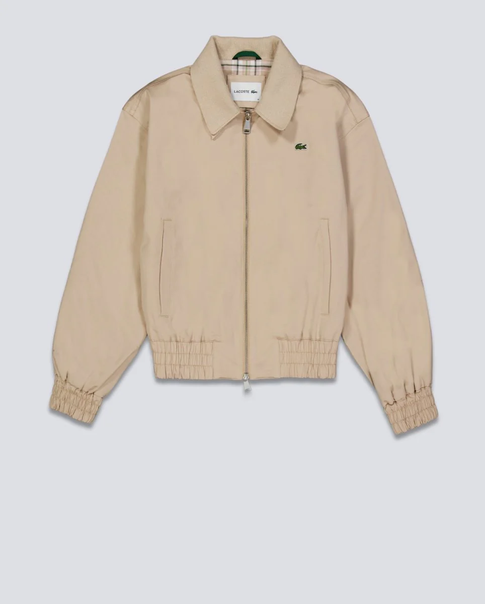 Chaqueta Lacoste Blouson Beige Mujer - Image 3