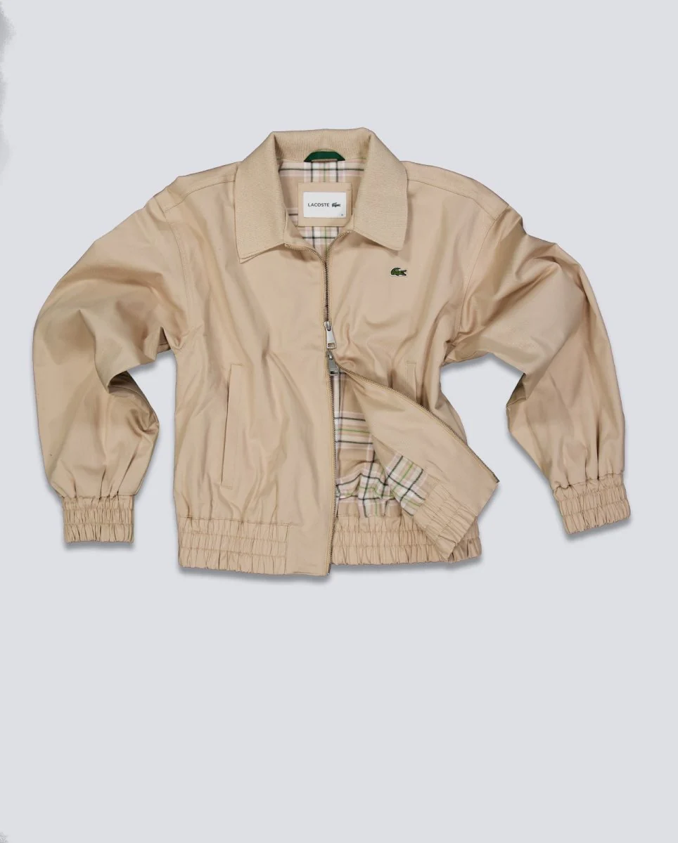 Chaqueta Lacoste Blouson Beige Mujer - Image 4