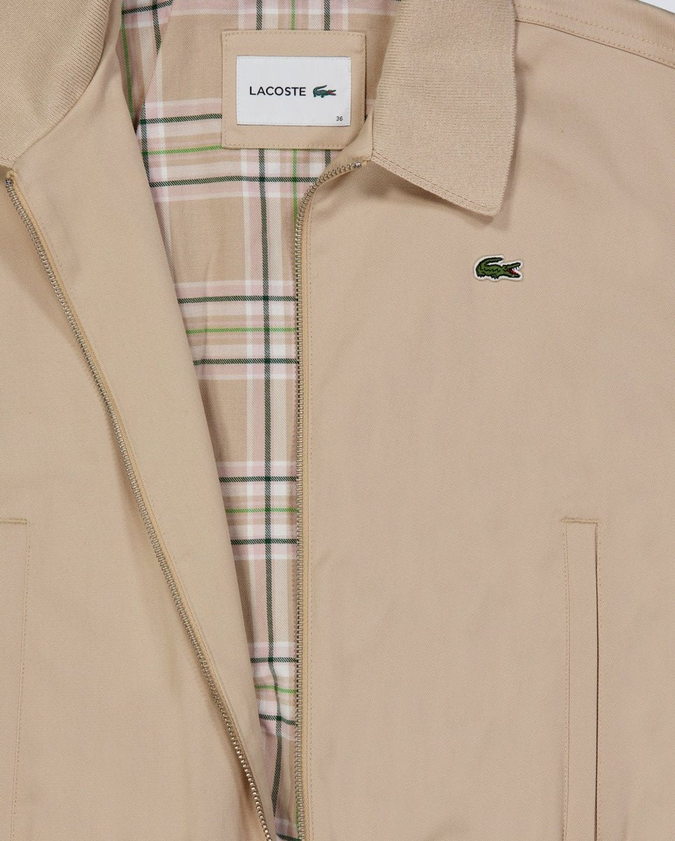 Chaqueta Lacoste Blouson Beige Mujer - Image 5