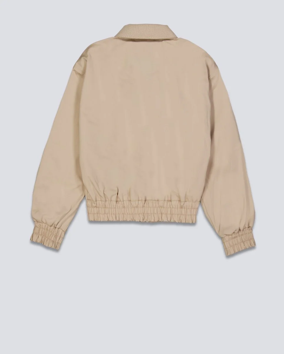 Chaqueta Lacoste Blouson Beige Mujer - Image 6