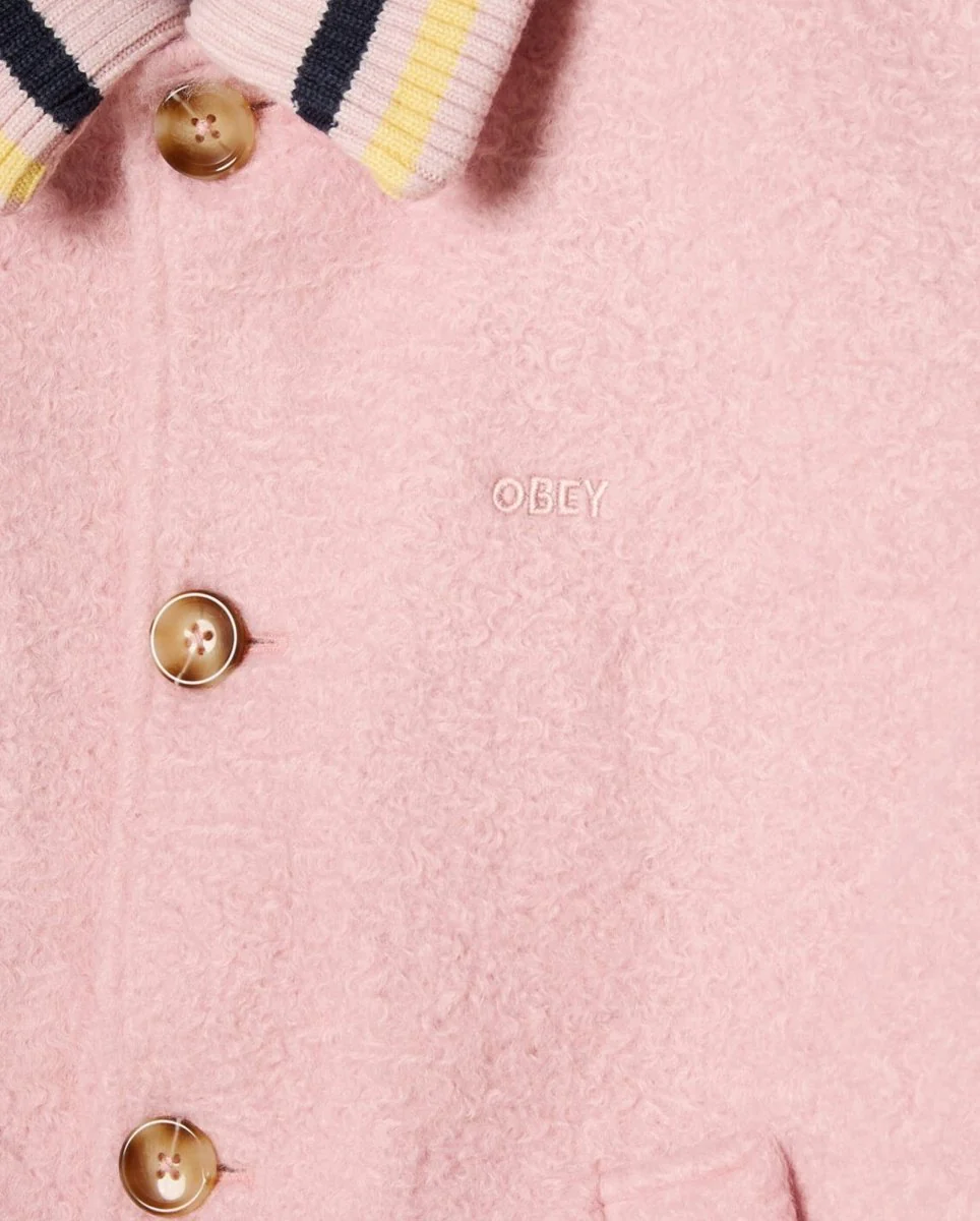 Chaqueta Obey Arden Blouson Rosa Unisex - Image 2