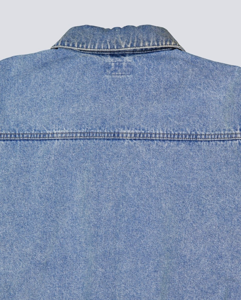 Chaqueta Obey Base Trucker Azul Hombre - Image 4