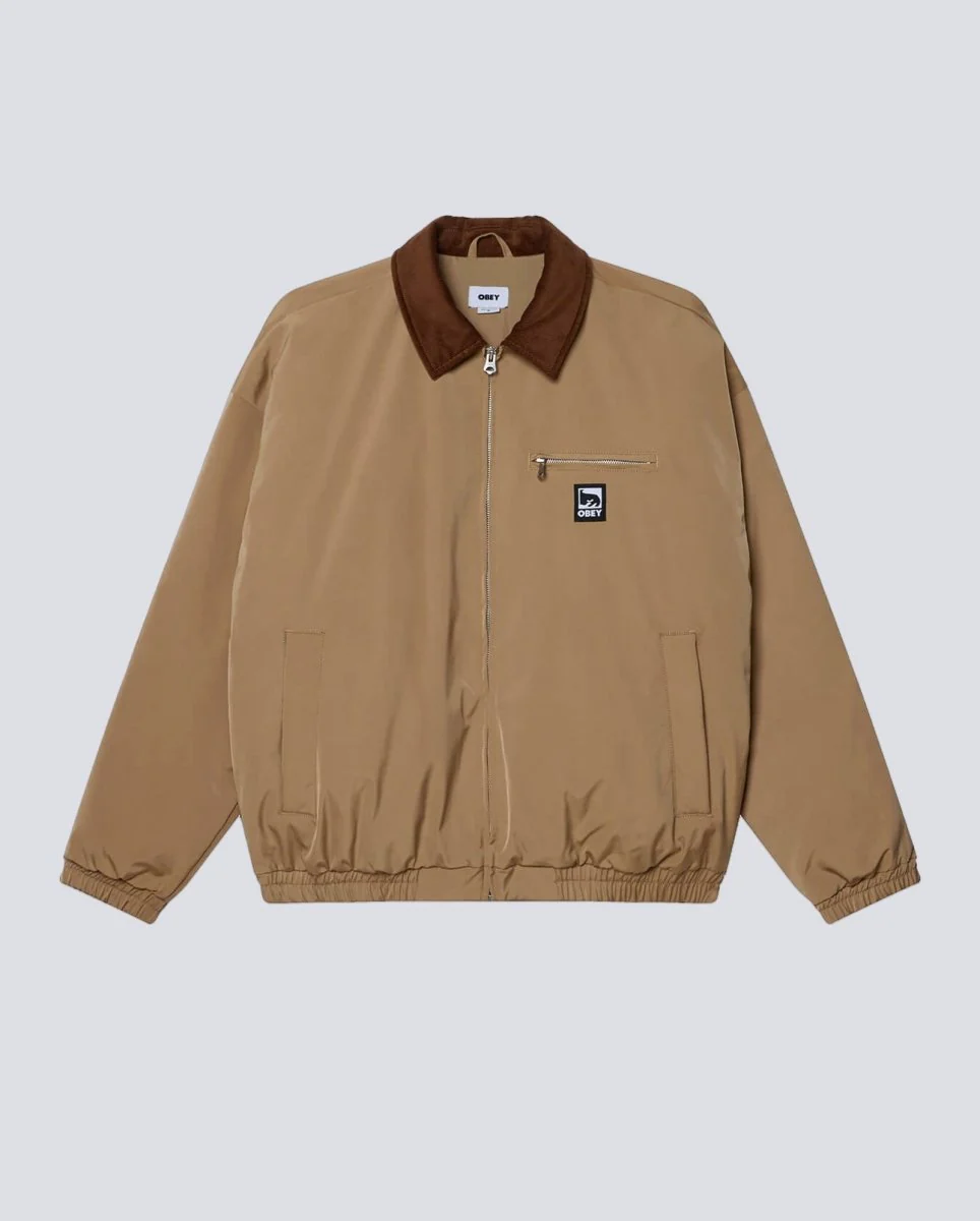 Chaqueta Obey Elysian Marrón Hombre