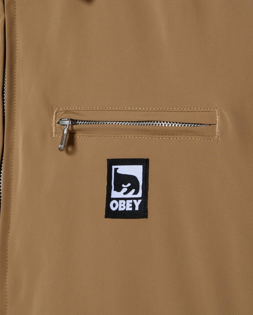 Chaqueta Obey Elysian Marrón Hombre - Image 2