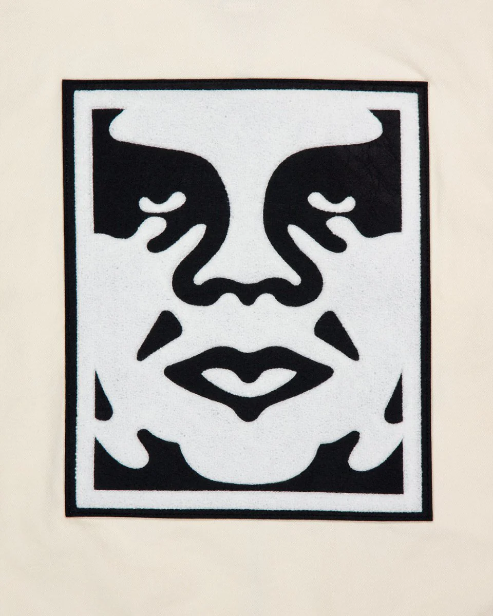 Chaqueta Obey Icon Hardwork Beige Hombre - Image 3