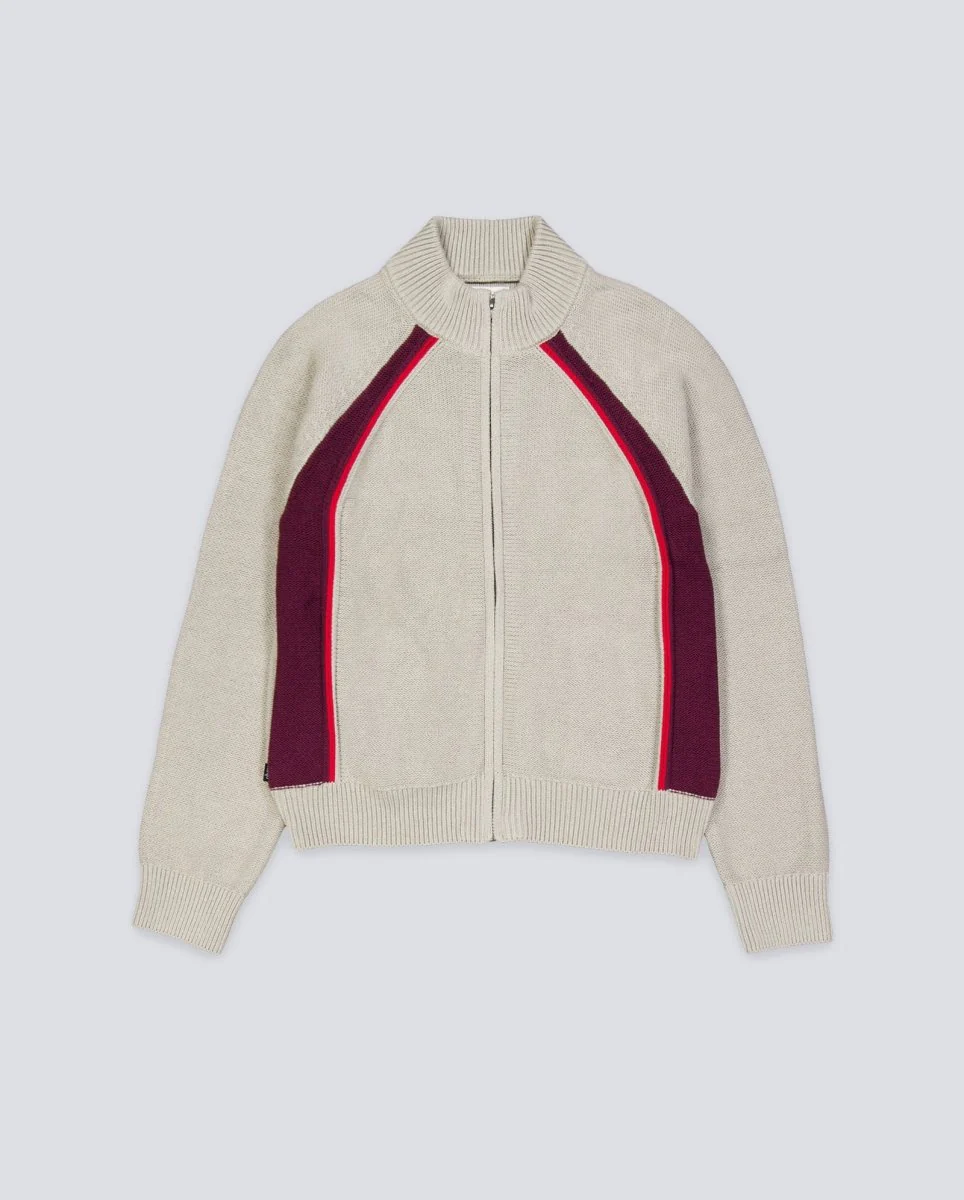 Chaqueta Obey Lizzie Zip Beige Mujer
