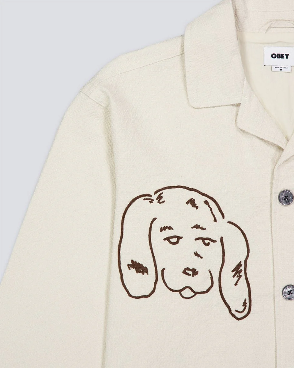 Chaqueta Obey Vesta Beige Unisex - Image 4