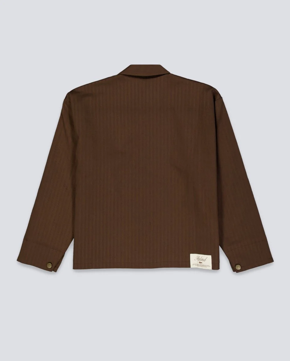 Chaqueta Palard Victoria Herringbone Marrón Unisex - Image 7
