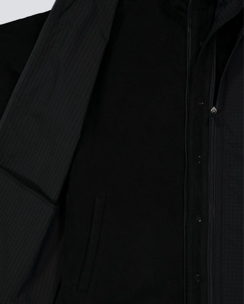 Chaqueta Pleasures Overture Convertible Jacket Negro Unisex - Image 3