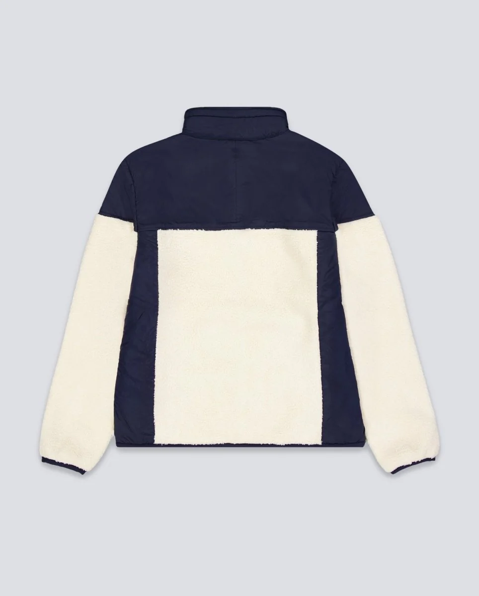 Chaqueta Polar K-Way Sixte 4.0 Orsetto Negro Y Blanco Unisex - Image 4