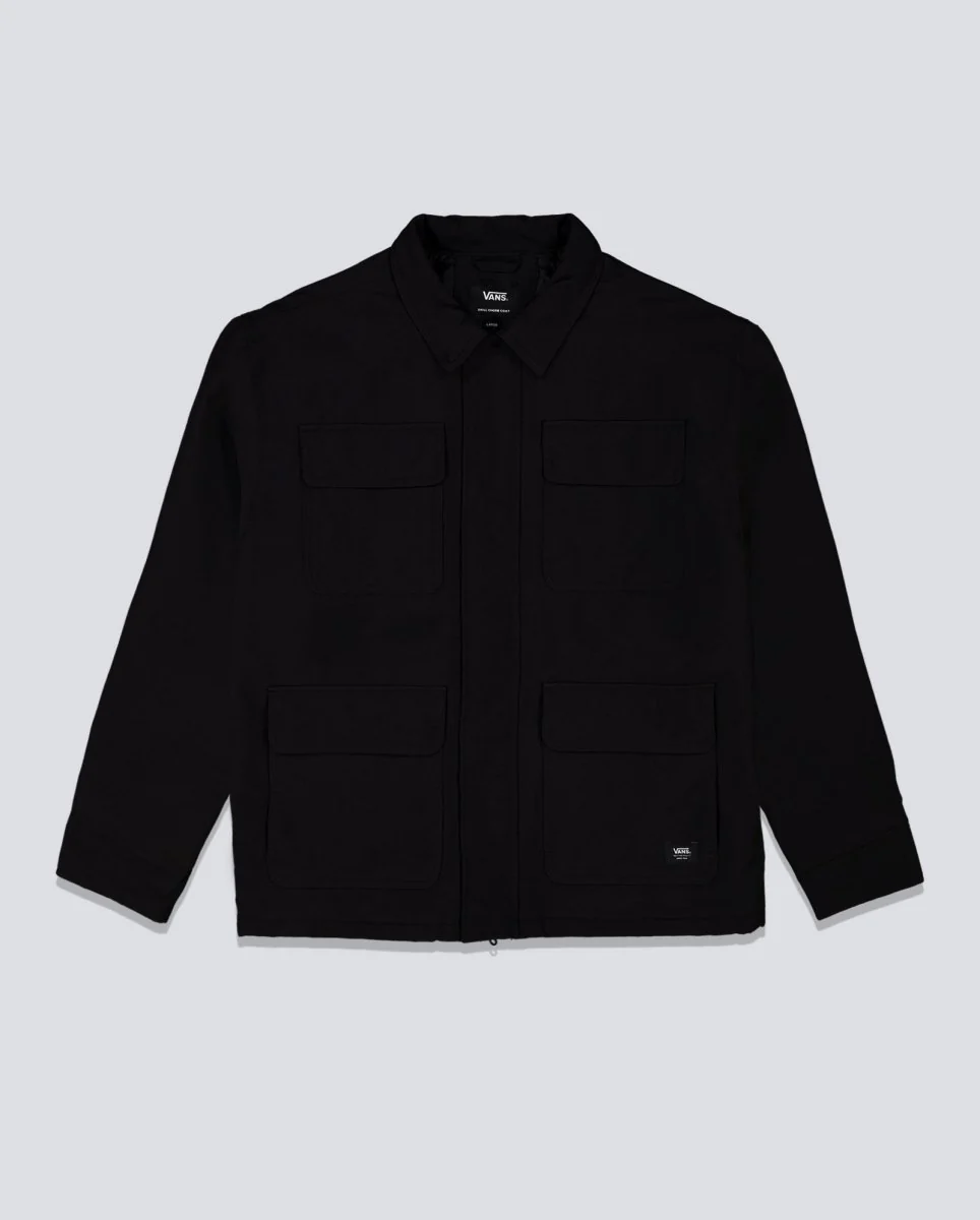 Chaqueta Vans Drill Chore Nylon Negro Hombre