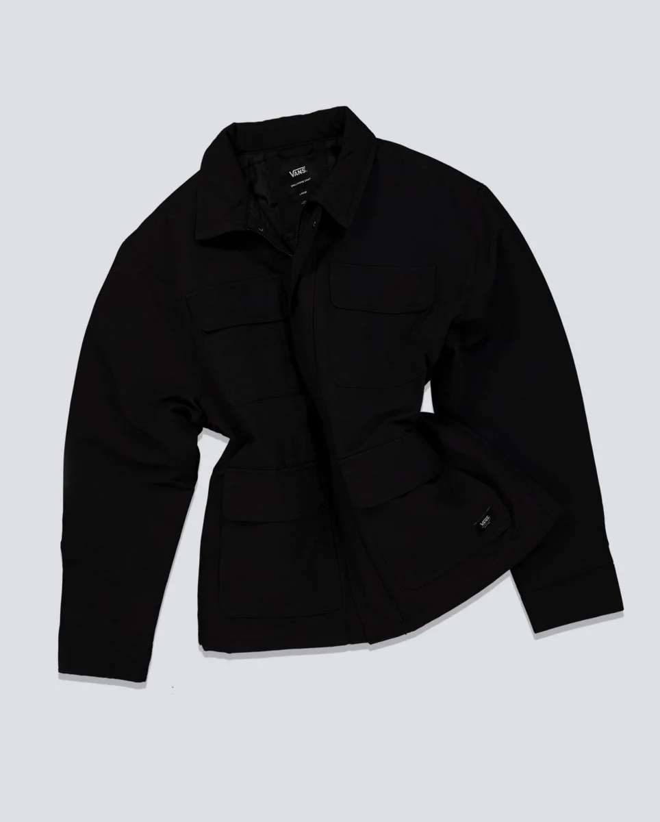 Chaqueta Vans Drill Chore Nylon Negro Hombre - Image 7