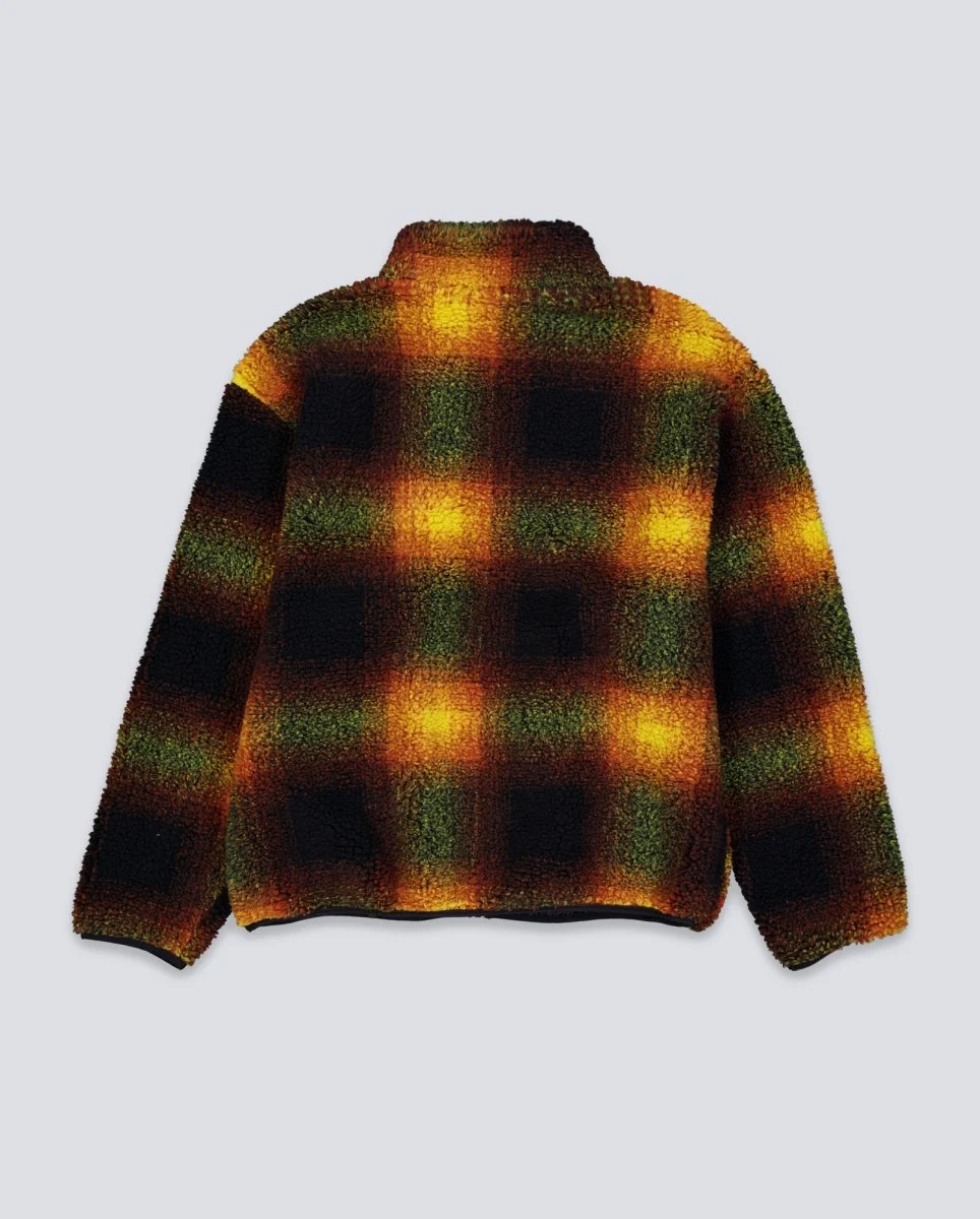 Chaqueta Vans Heights Sherpa Naranja Y Marrón Unisex - Image 3