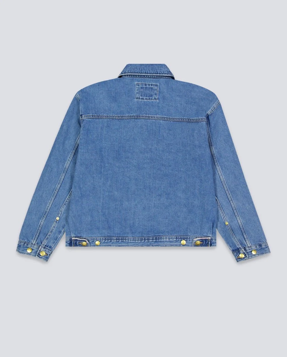 Chaqueta Vaquera Dickies Selvedge Pleated Azul Claro Unisex - Image 4