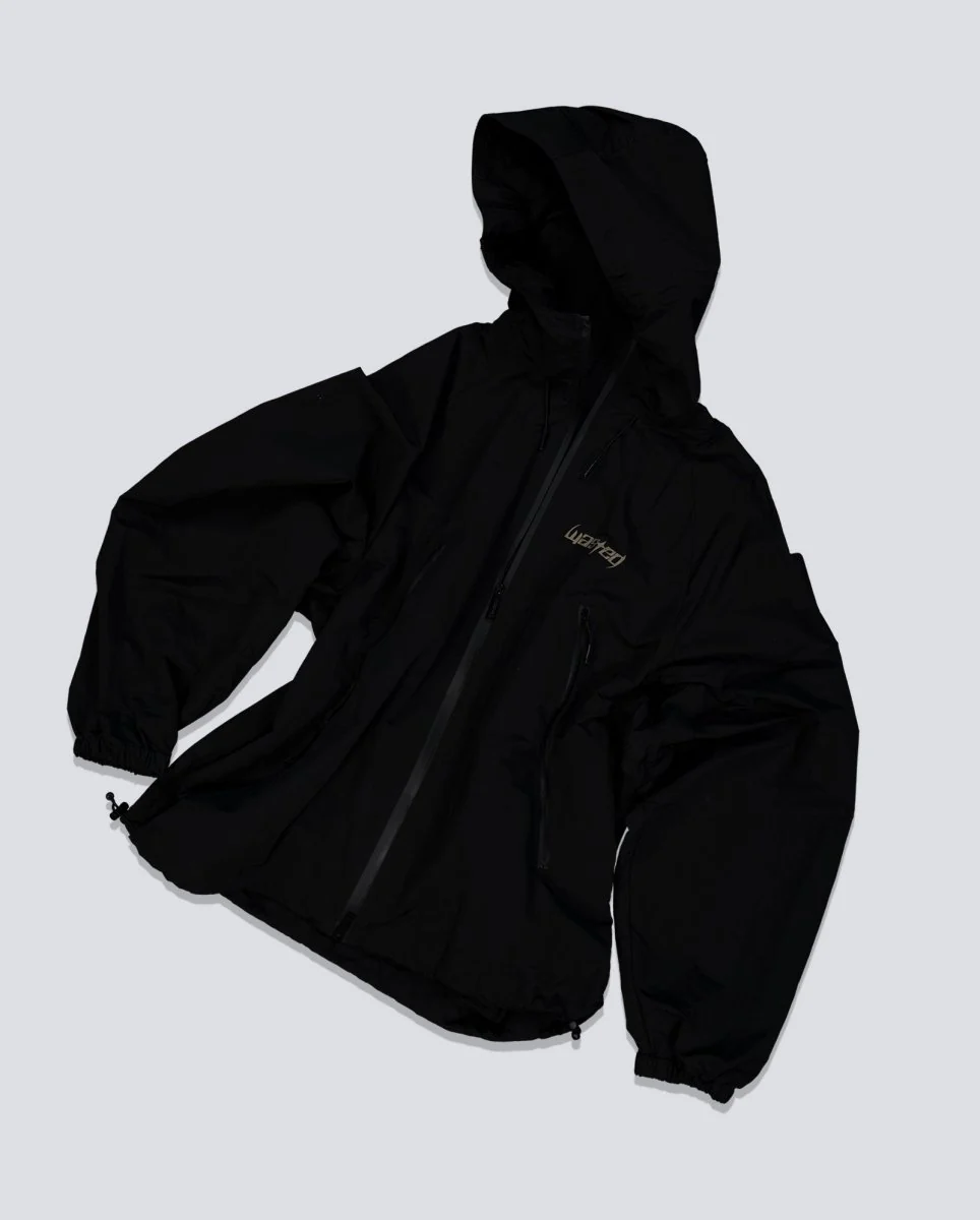 Chaqueta Wasted Paris Blade Windbreaker Negra Unisex - Image 6