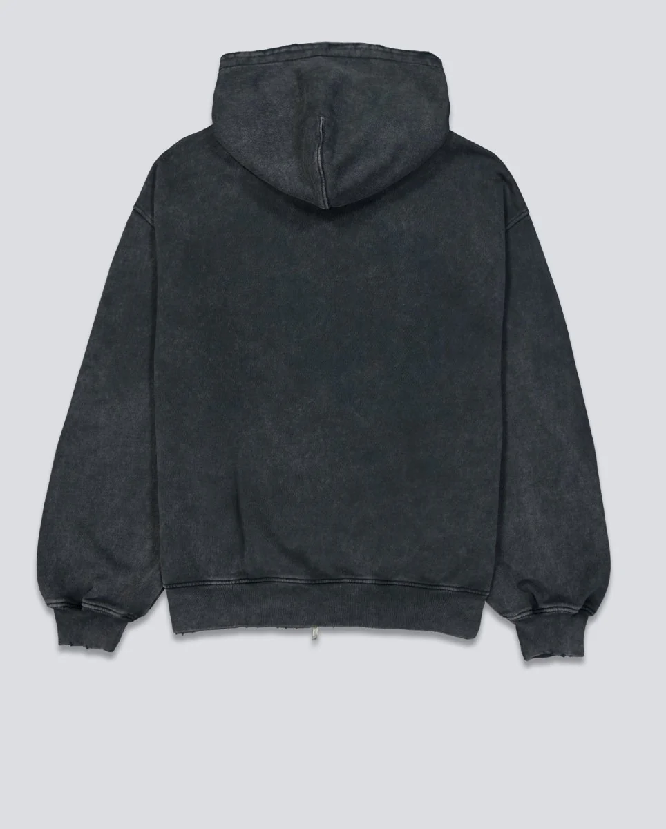 Chaqueta We Are Not Friends School Boxy Gris Unisex - Image 4