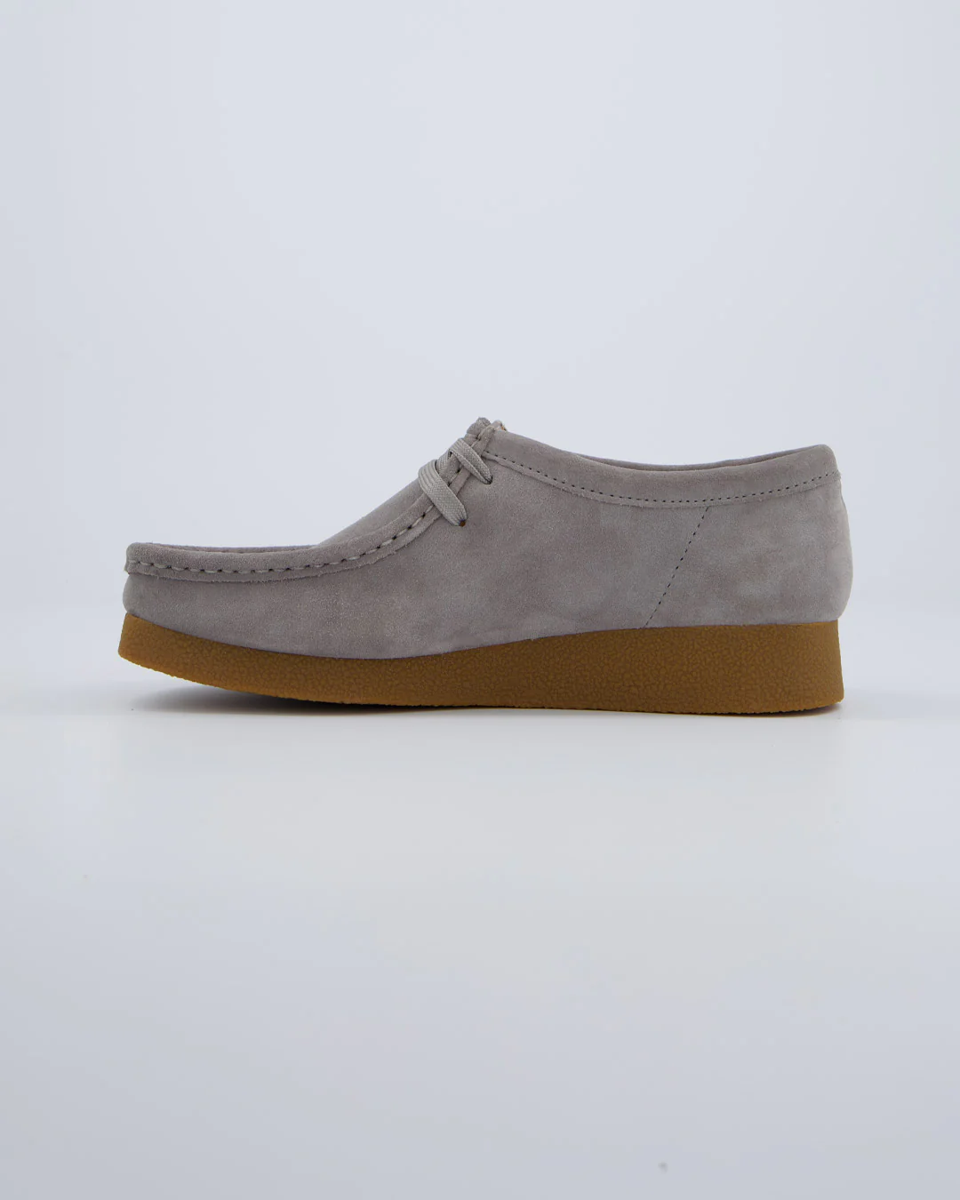 Clarks Wallabee Evo Suede Gris Oscuro Mujer - Image 3