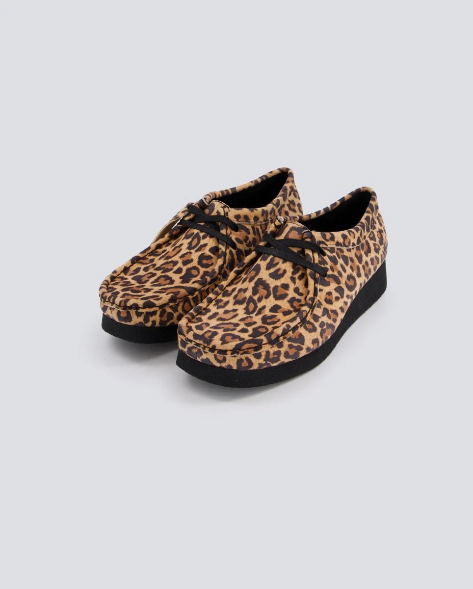 Clarks Wallabee Leopardo Mujer - Image 5