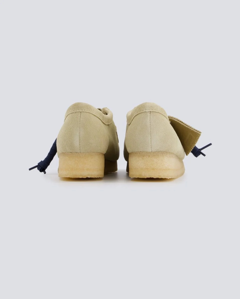 Clarks Wallabee Maple Suede Beige Mujer - Image 7