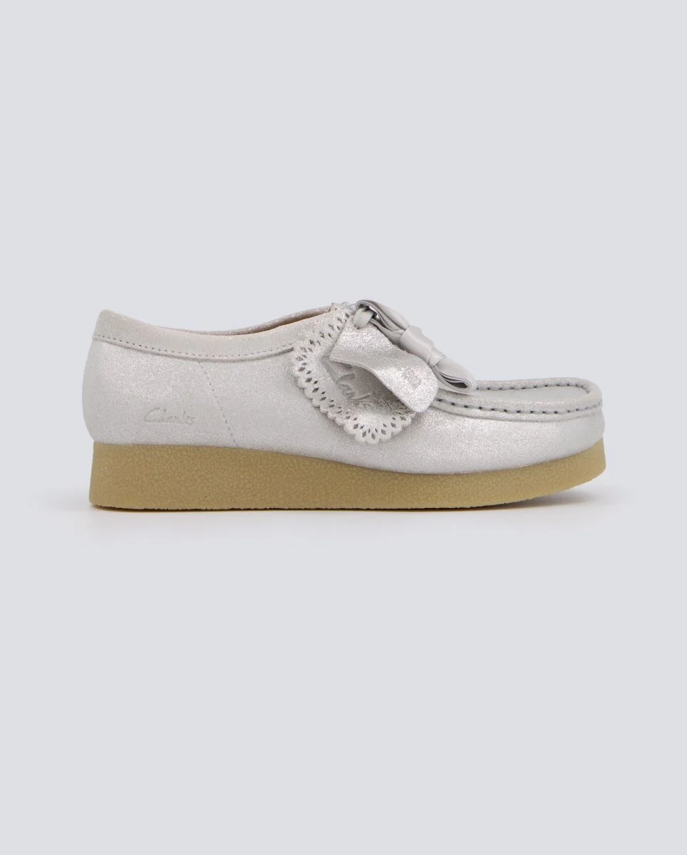 Clarks Wallabeeevosh Plateado Mujer