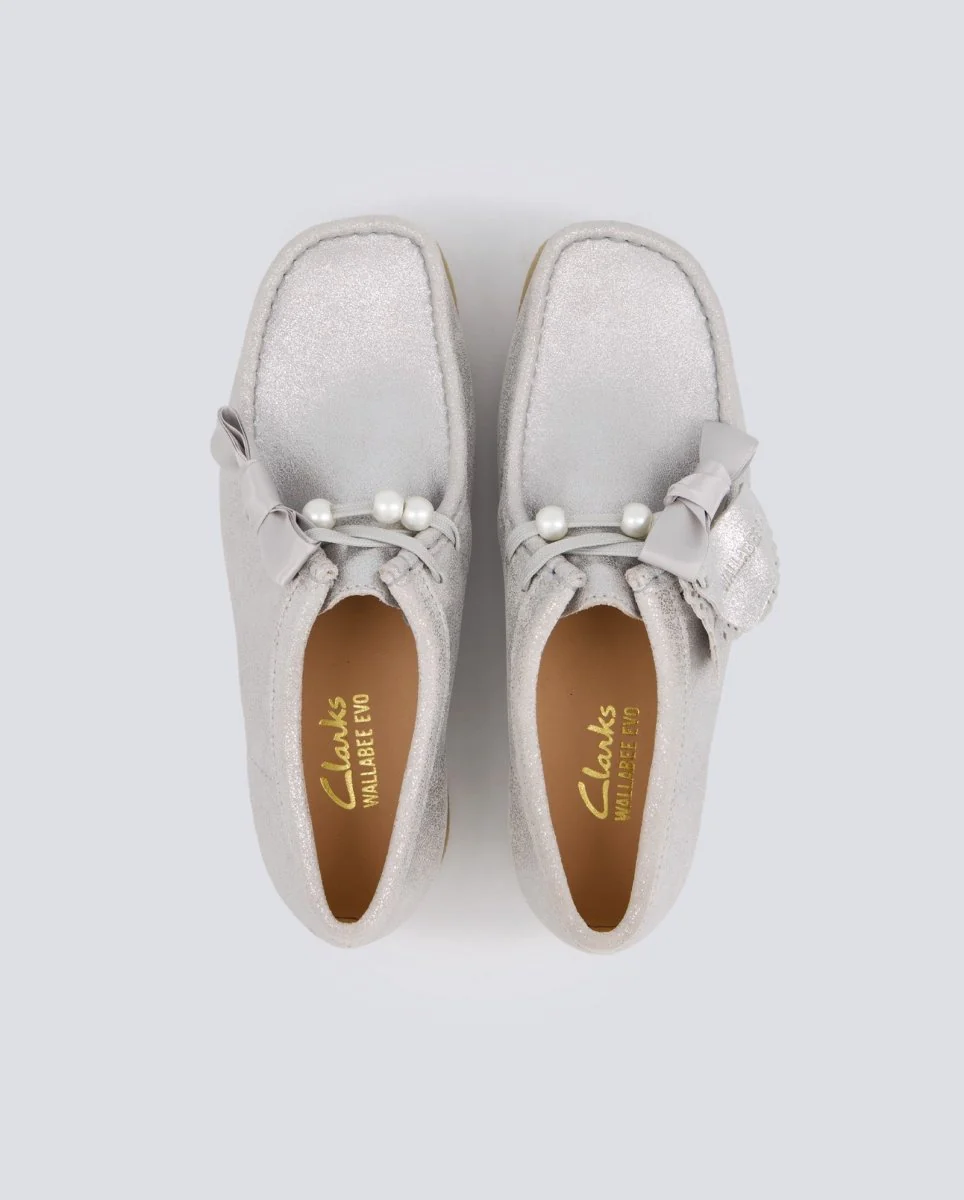 Clarks Wallabeeevosh Plateado Mujer - Image 3