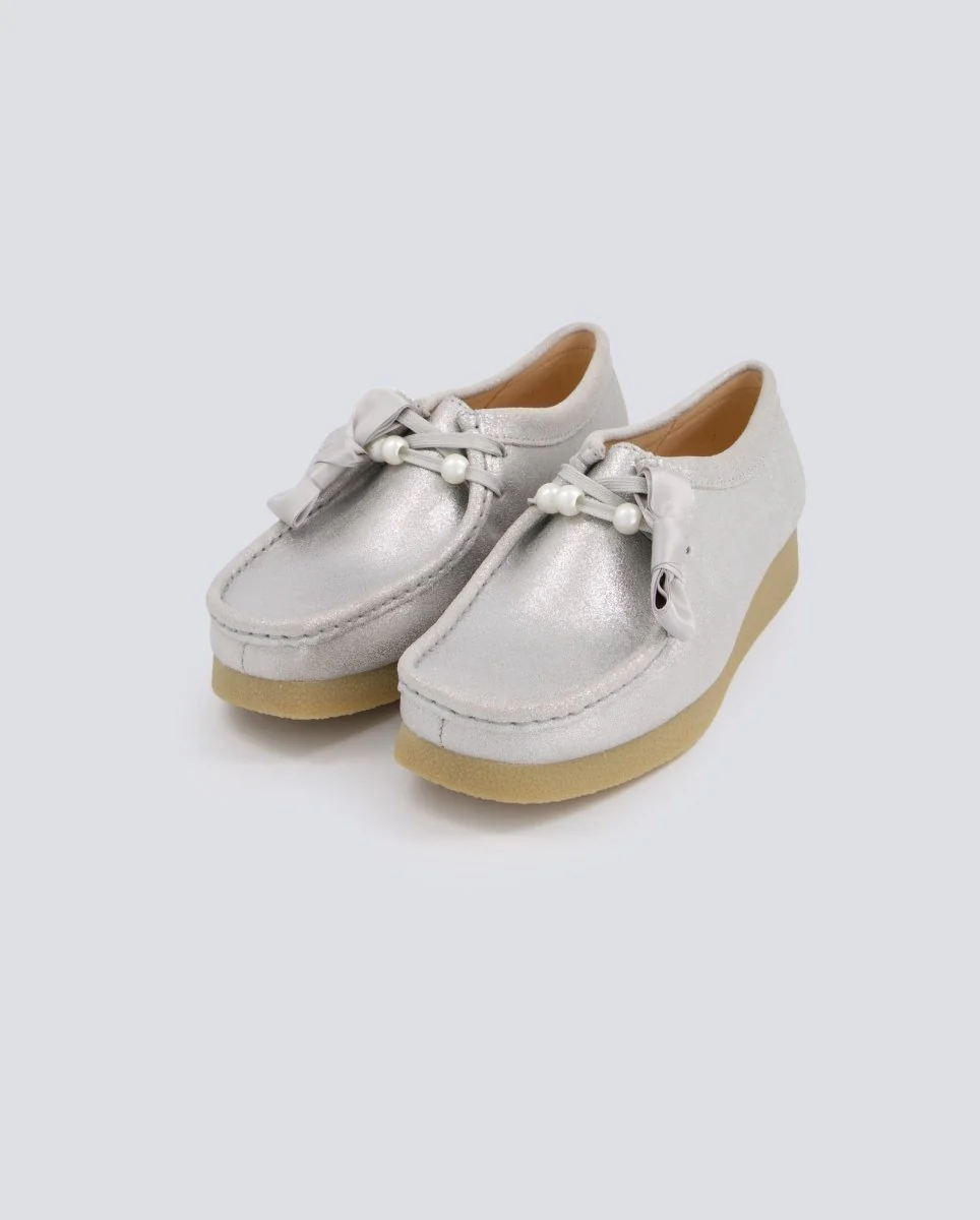 Clarks Wallabeeevosh Plateado Mujer - Image 5