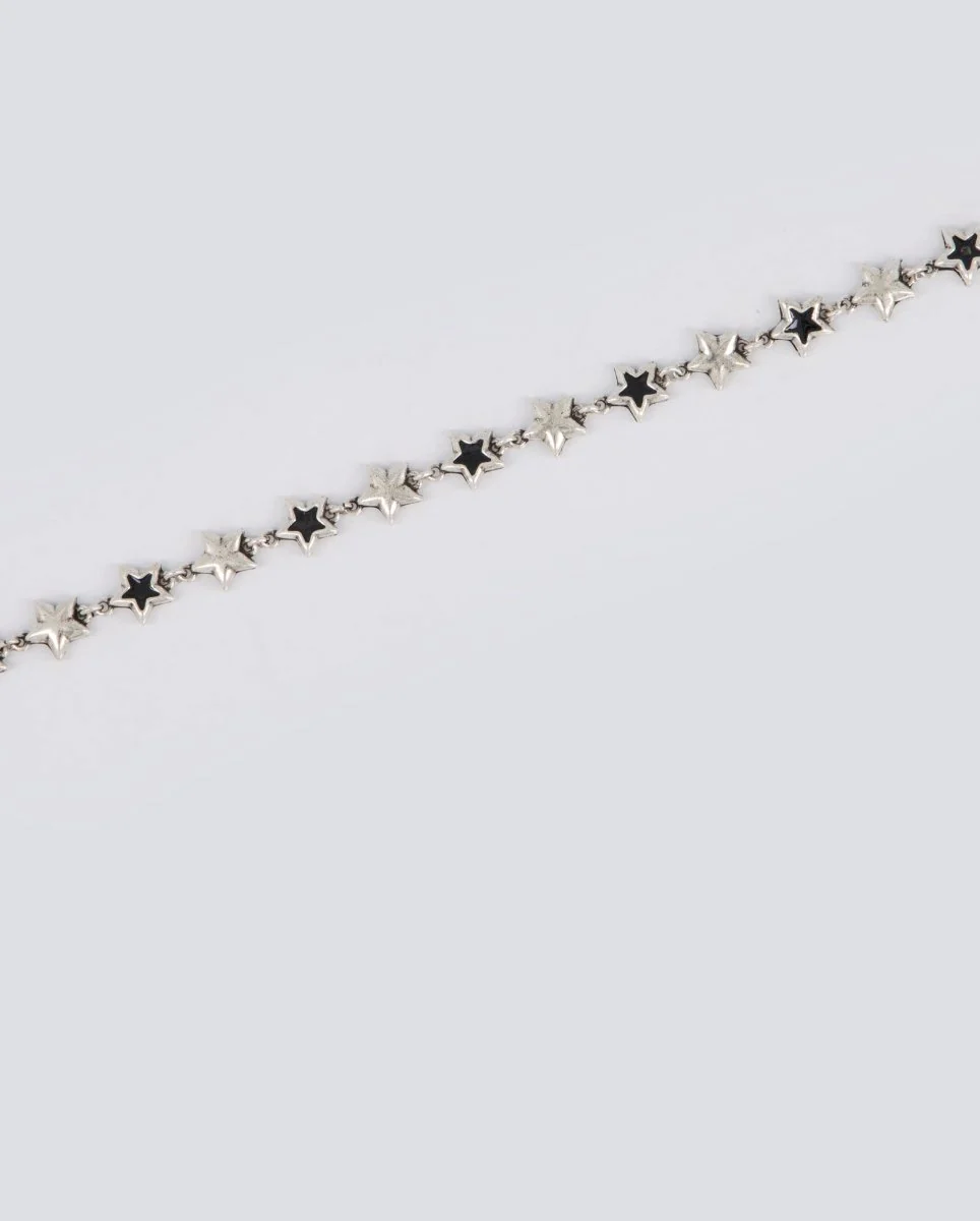 Collar Twojeys Black Enameled Stars Unisex - Image 2