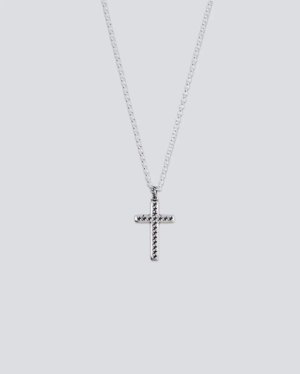 Collar Twojeys Single Cross Necklace Plateado Unisex - Image 2