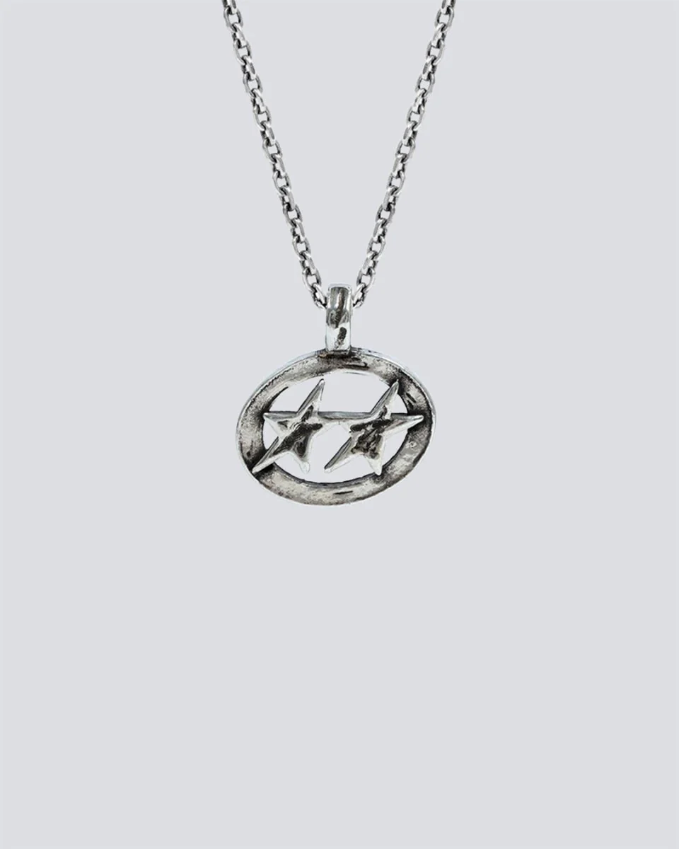 Collar Twojeys Superstar Plateado Unisex