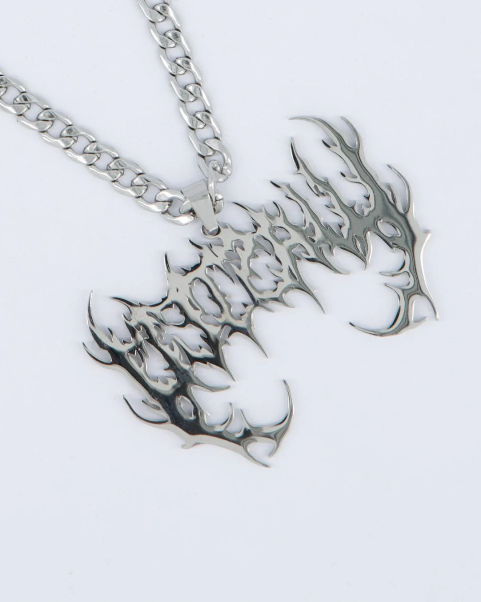 Collar Wasted Paris Dante Plateado Unisex - Image 2