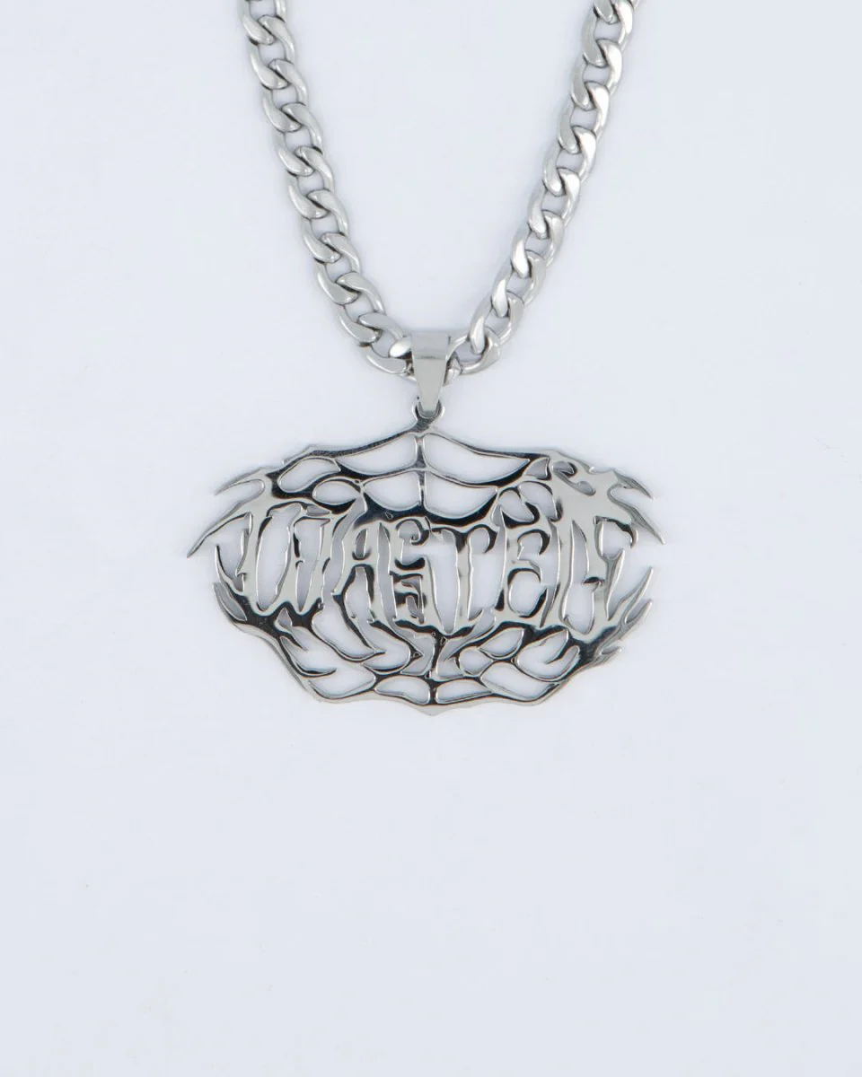 Collar Wasted Paris Prey Plateado Unisex
