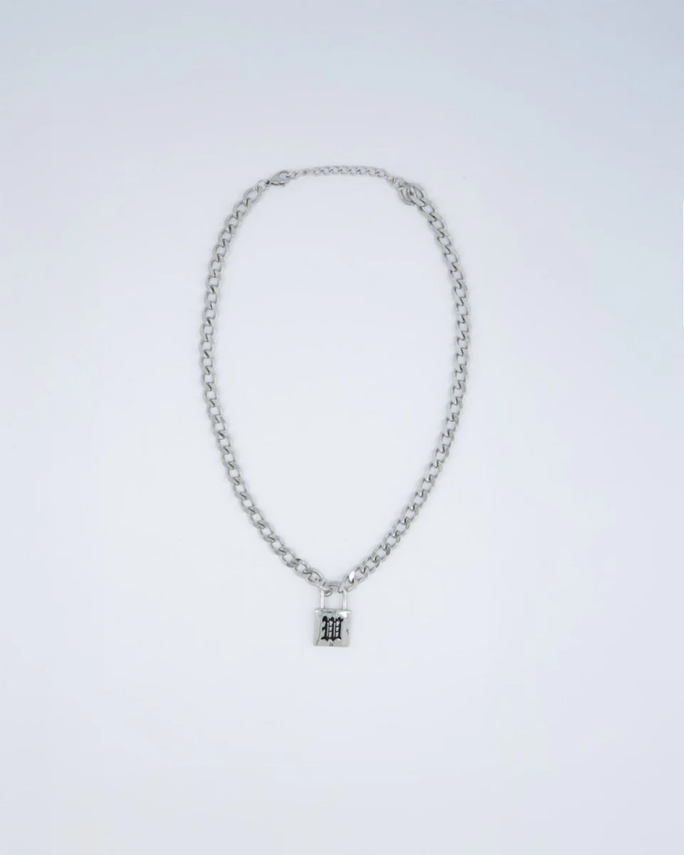 Collar Wasted Paris Vicious Plateado Unisex