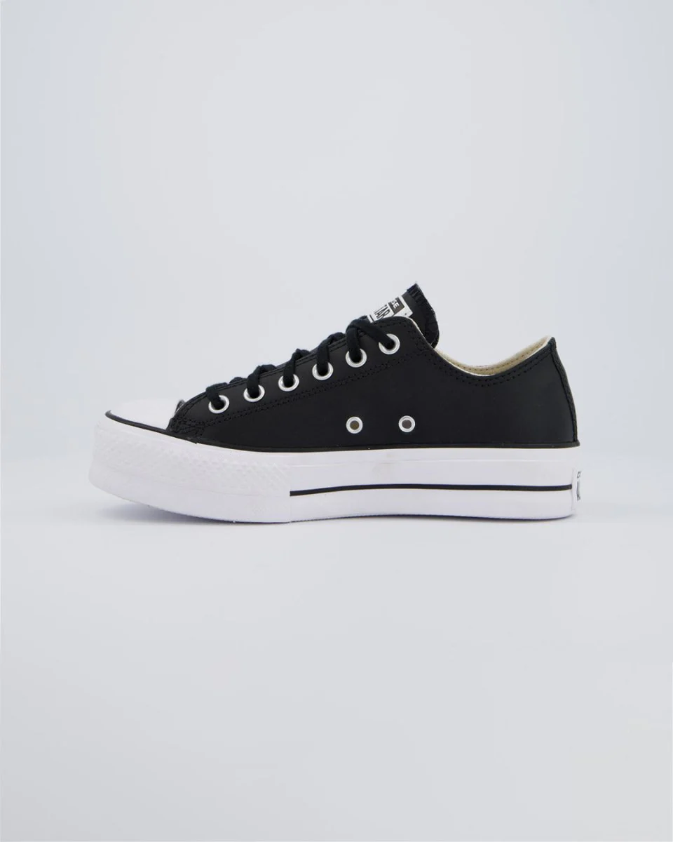 Converse All Star Lift Leather Low Negro Mujer - Image 3