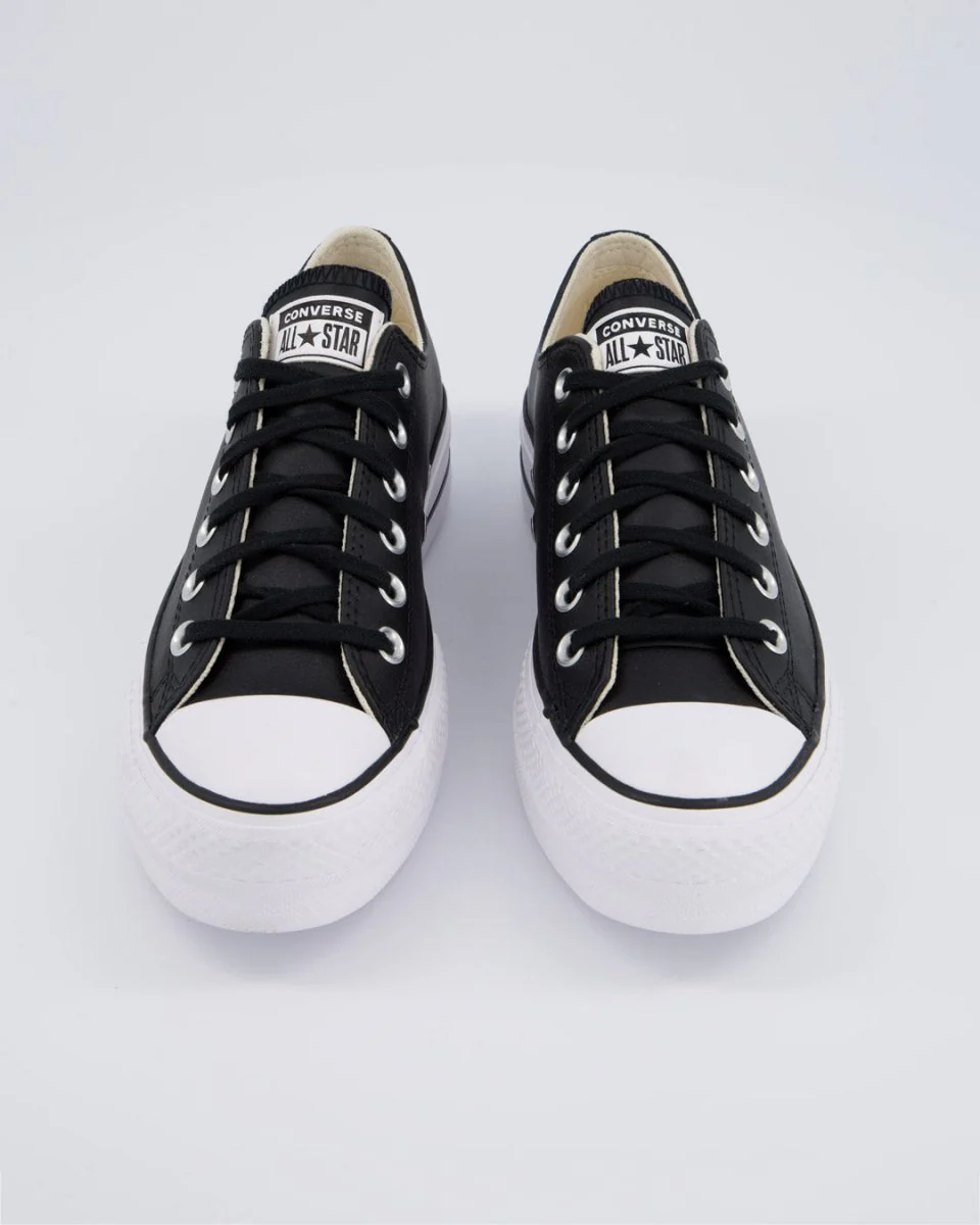 Converse All Star Lift Leather Low Negro Mujer - Image 6