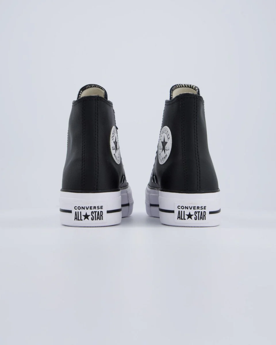 Converse All Star Lift Leather Hi Negro Mujer - Image 5