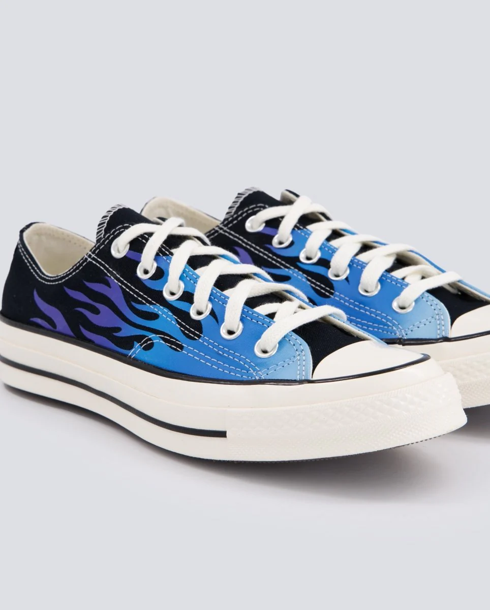 Converse Chuck 70 Ox Fire Llamas Azul Hombre - Image 2