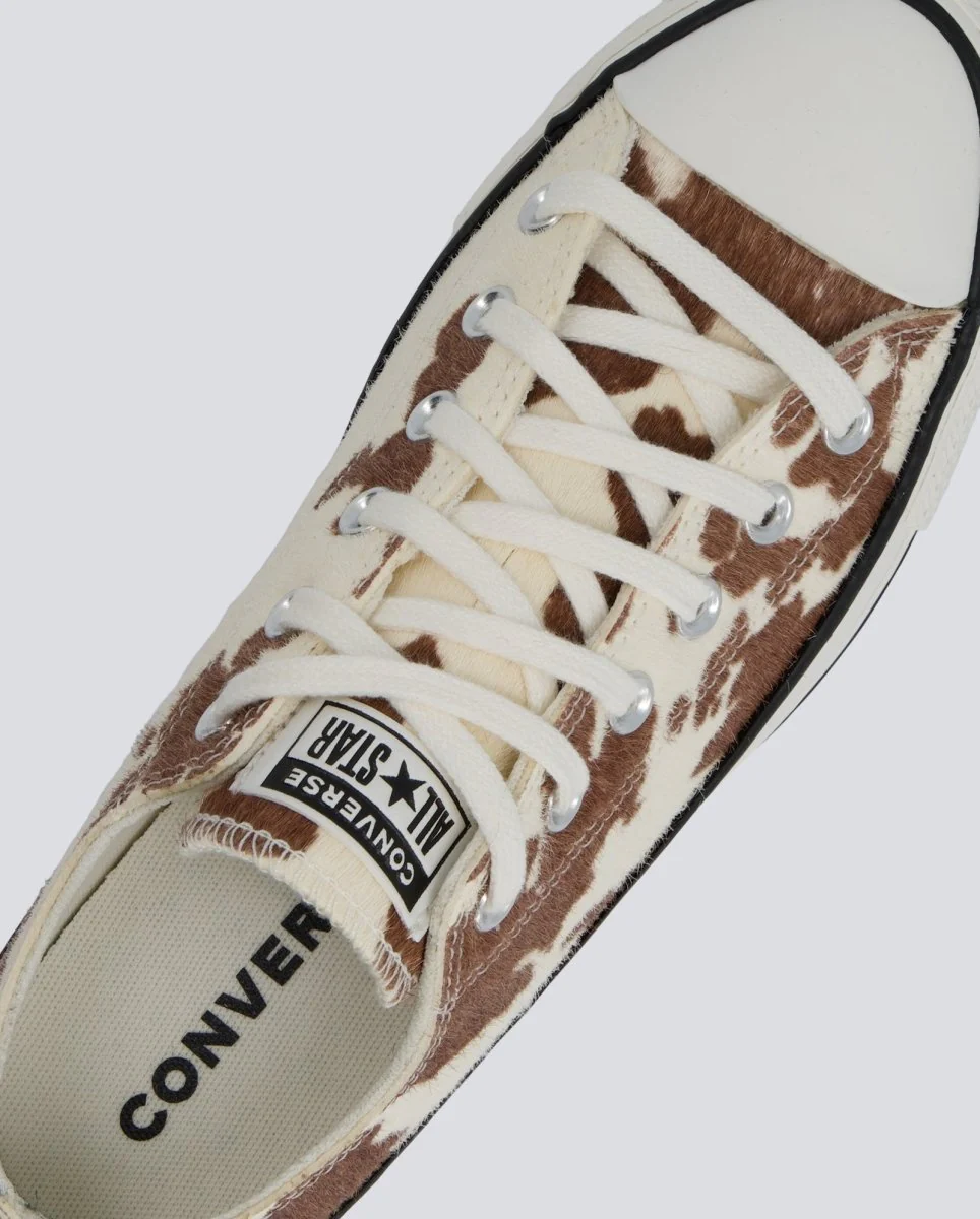 Converse Chuck Taylor Ox Cow Print Beige Mujer - Image 2