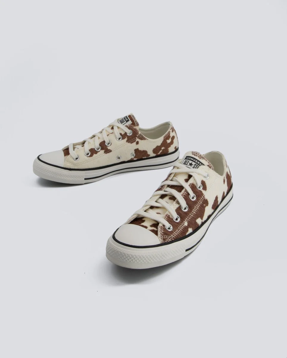 Converse Chuck Taylor Ox Cow Print Beige Mujer - Image 3