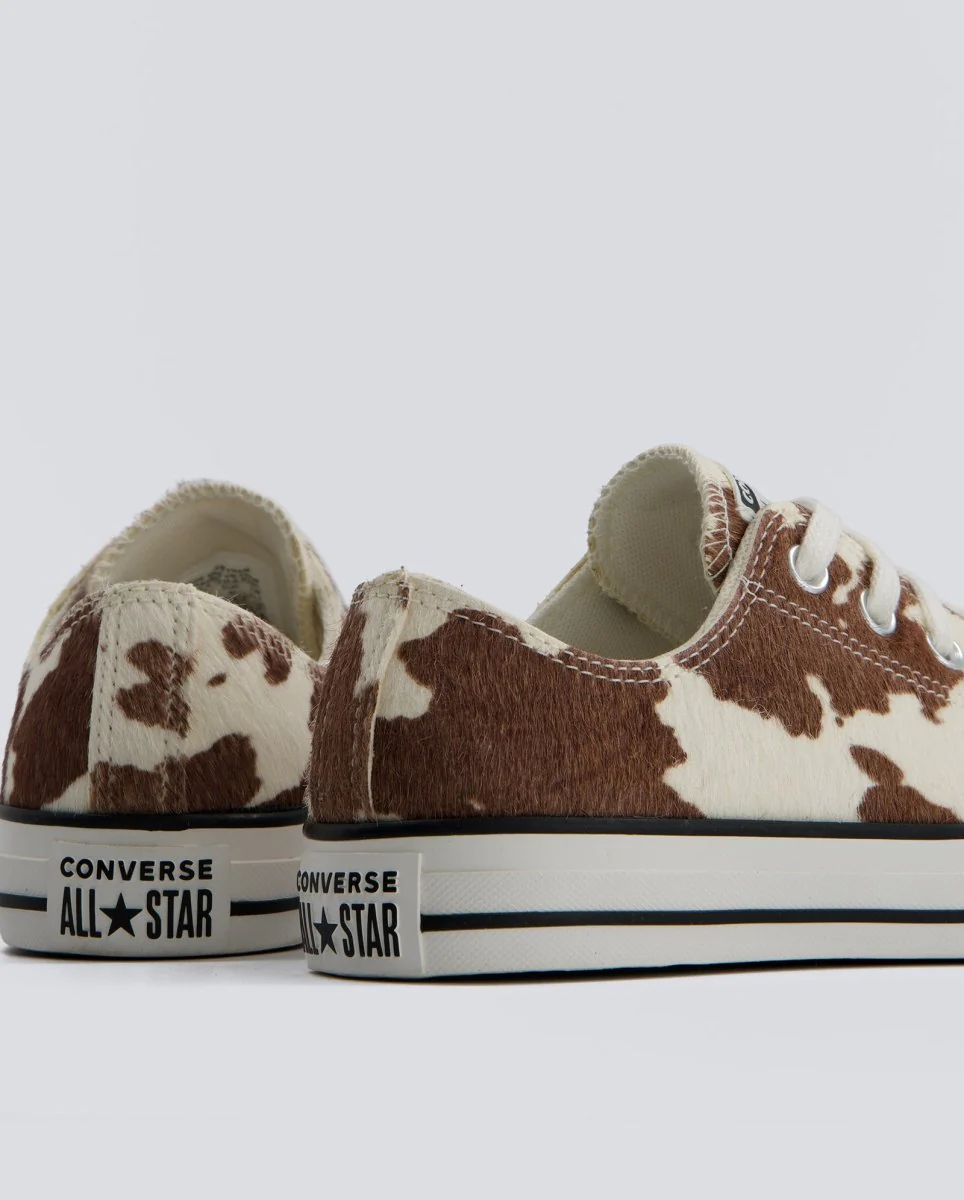 Converse Chuck Taylor Ox Cow Print Beige Mujer - Image 4