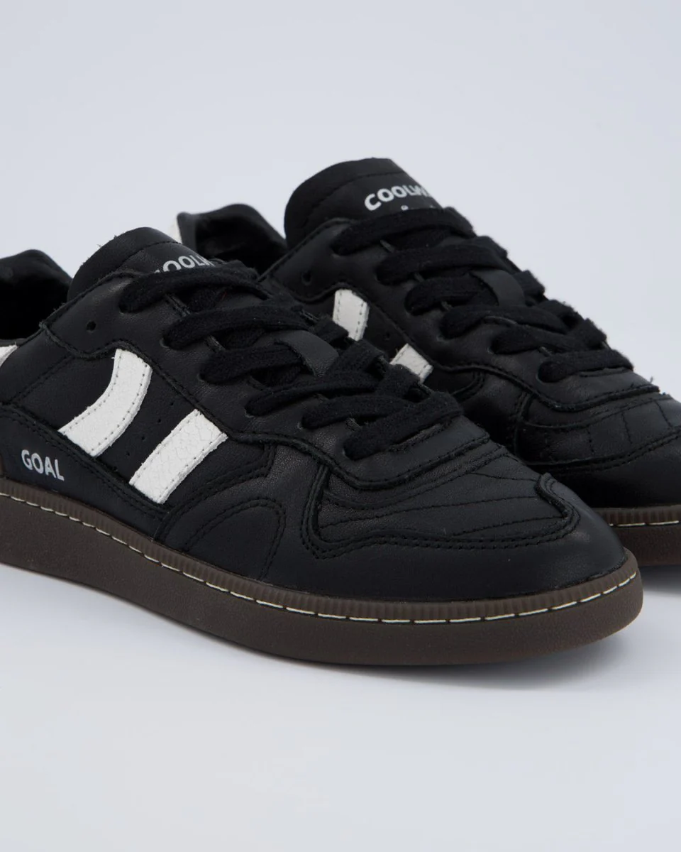 Coolway Goal Black Leather Mujer - Image 2