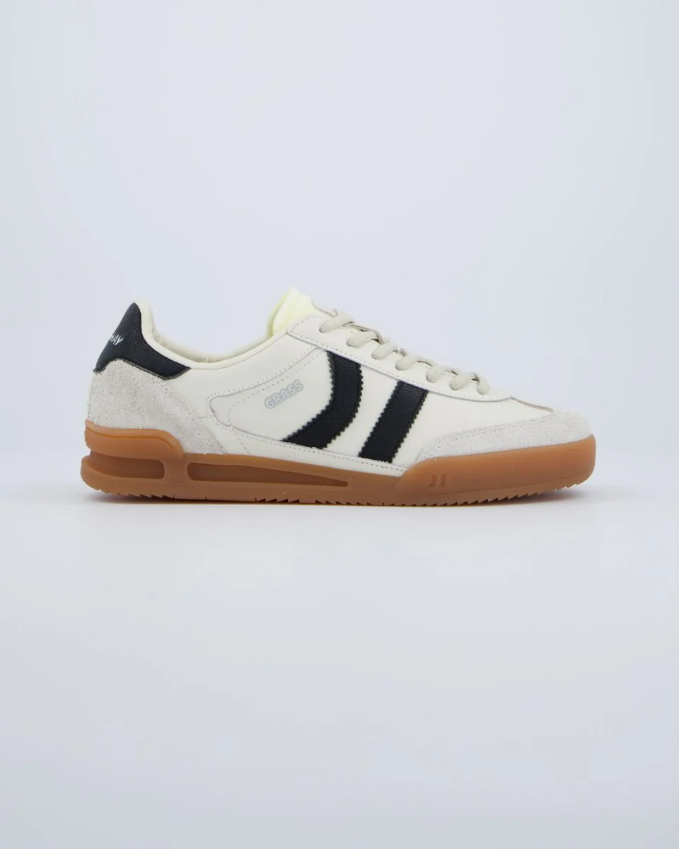 Coolway Grass Black Leather Mujer