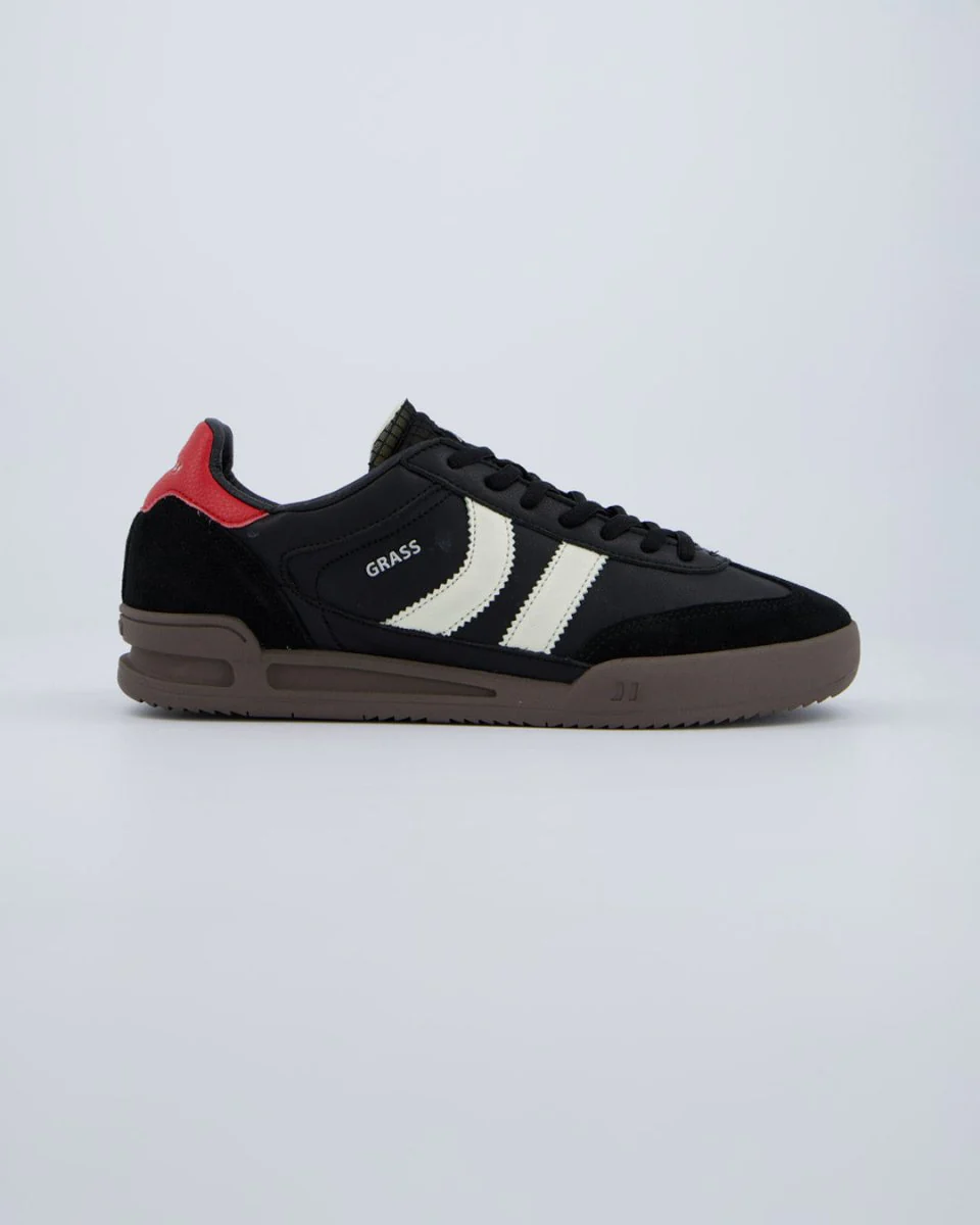 Coolway Grass Black Leather Hombre