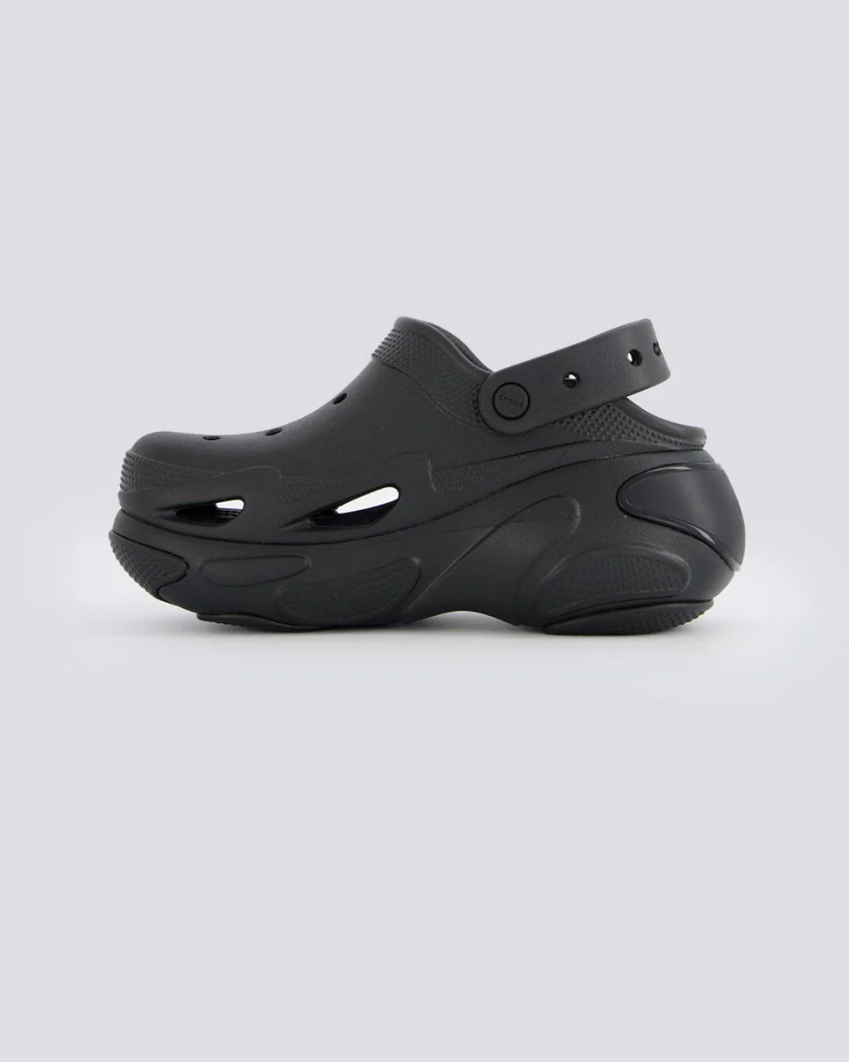 Crocs Bubble Crush Clog Negro Mujer - Image 4
